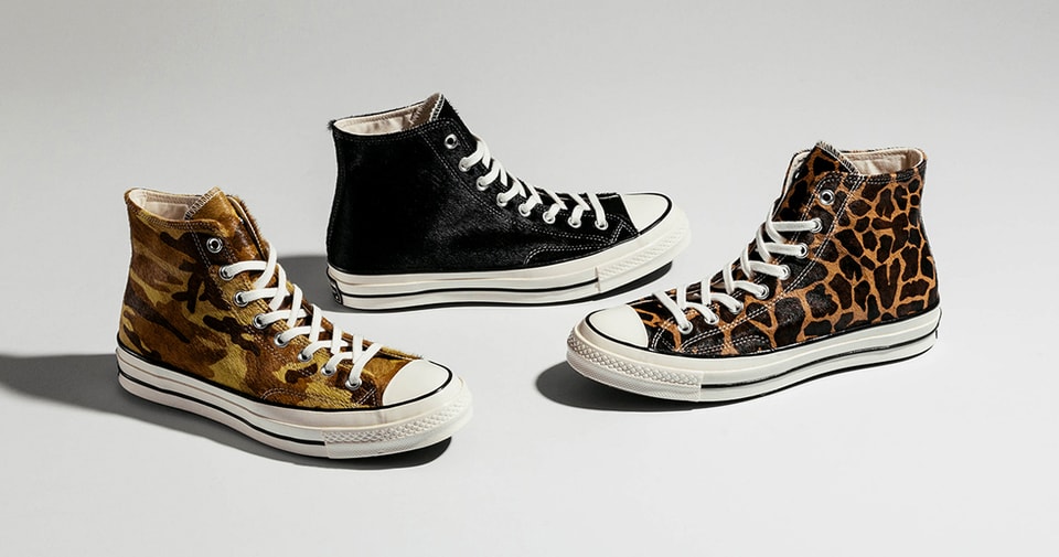 cheetah pony hair converse