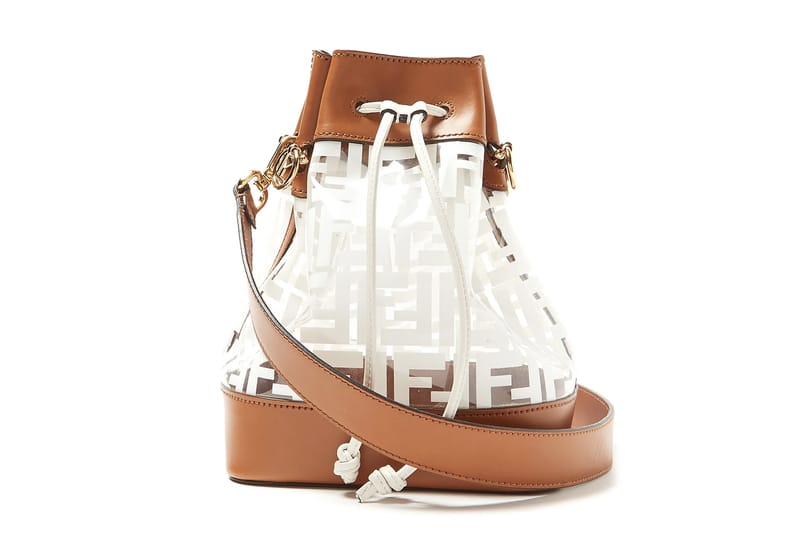 Fendi clear 2025 bucket bag