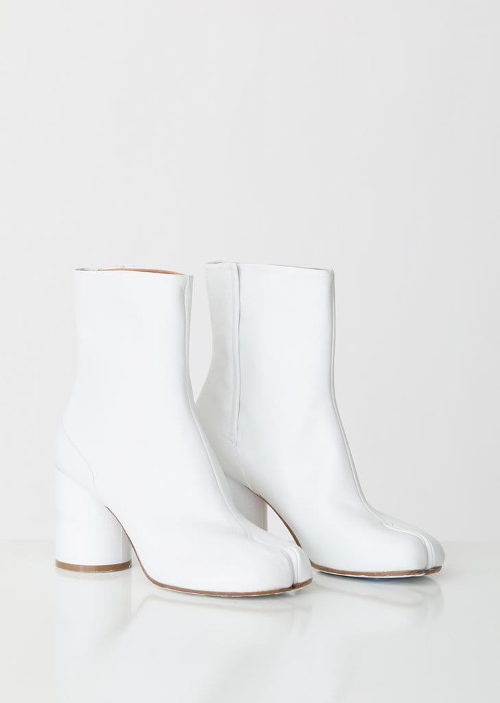 White on sale tabi boot