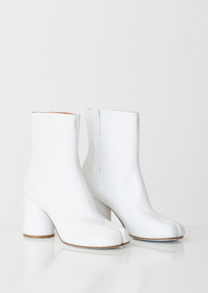maison margiela holographic boots