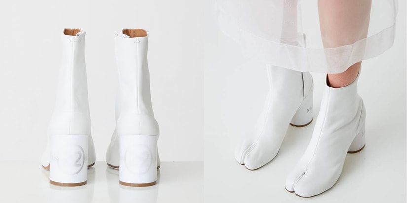 maison margiela holographic boots