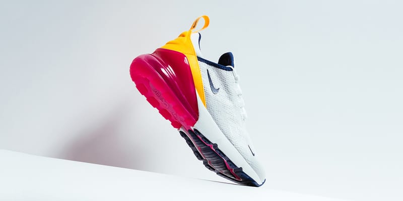 Nike air max 270 white deals laser fuchsia