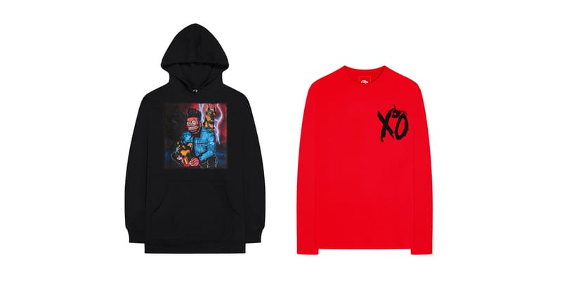 The Weeknd XO Flannel popular Red