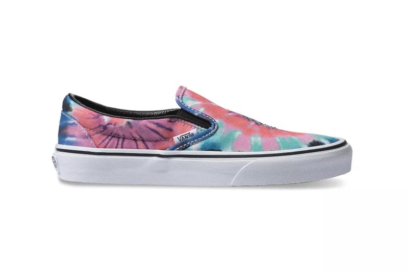 Blue tie dye clearance vans