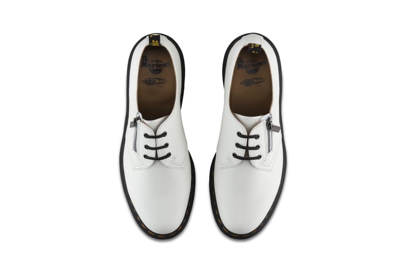 BEAMS x Dr. Martens 1461 Shoe in White & Black | Hypebae