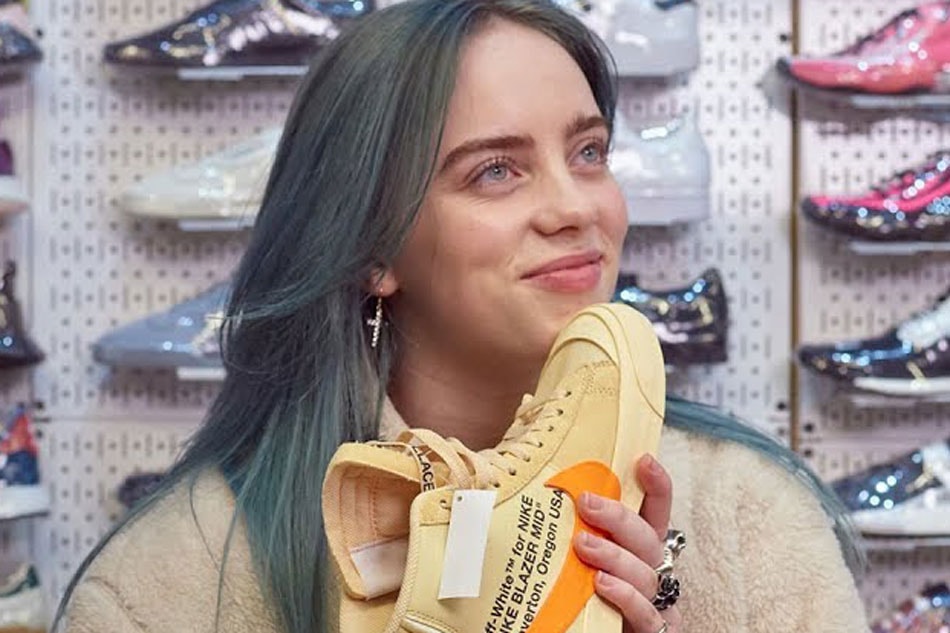 sneaker shopping billie eilish