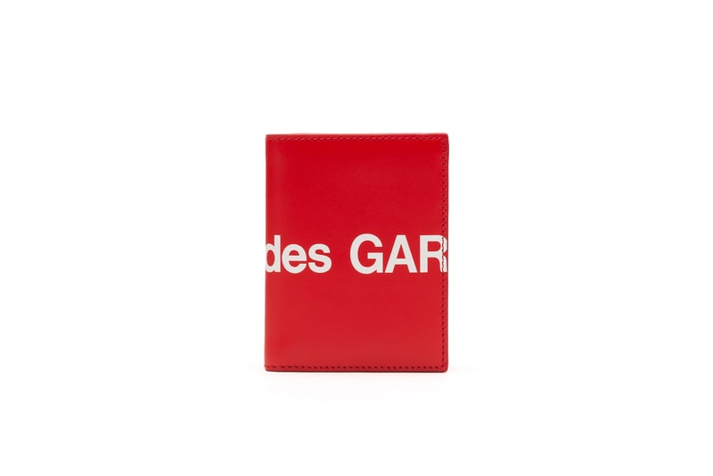 COMME des GARÇONS Red and Black Logo Wallets | Hypebae
