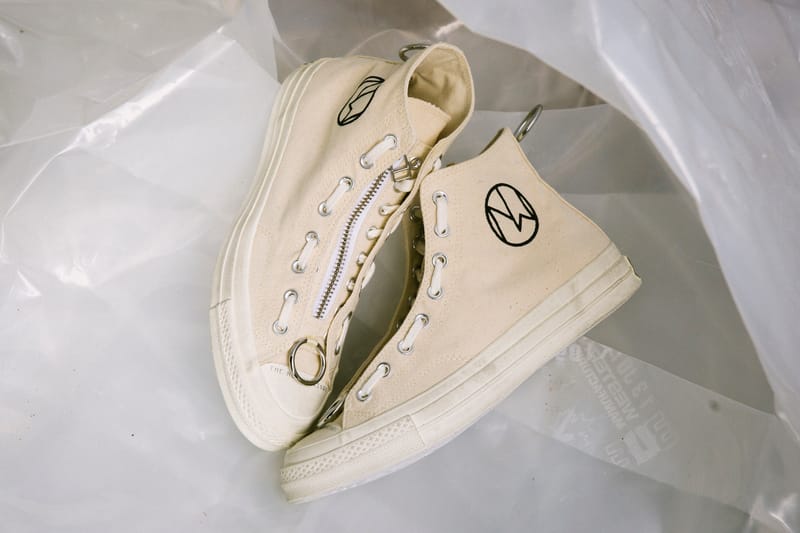 Converse x shop undercover white