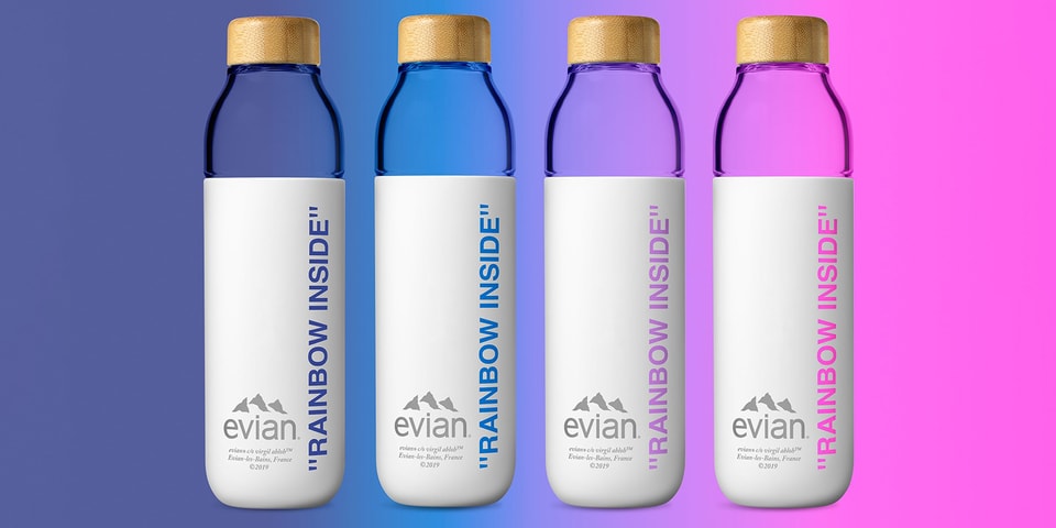 Evian x Virgil Abloh SOMA Water Bottle Restock | Hypebae