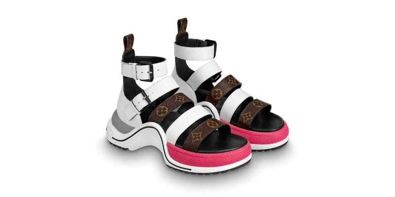 Louis Vuitton's Archlight Sandal White and Pink | Hypebae