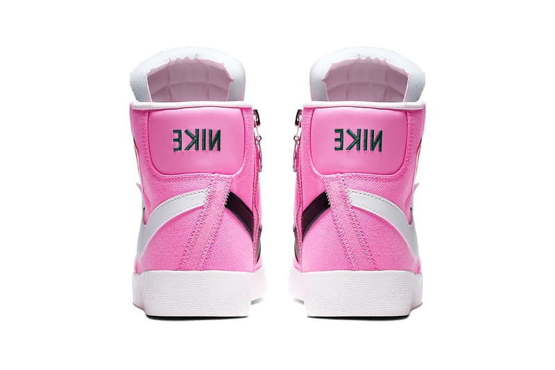 nike women's blazer mid rebel pink