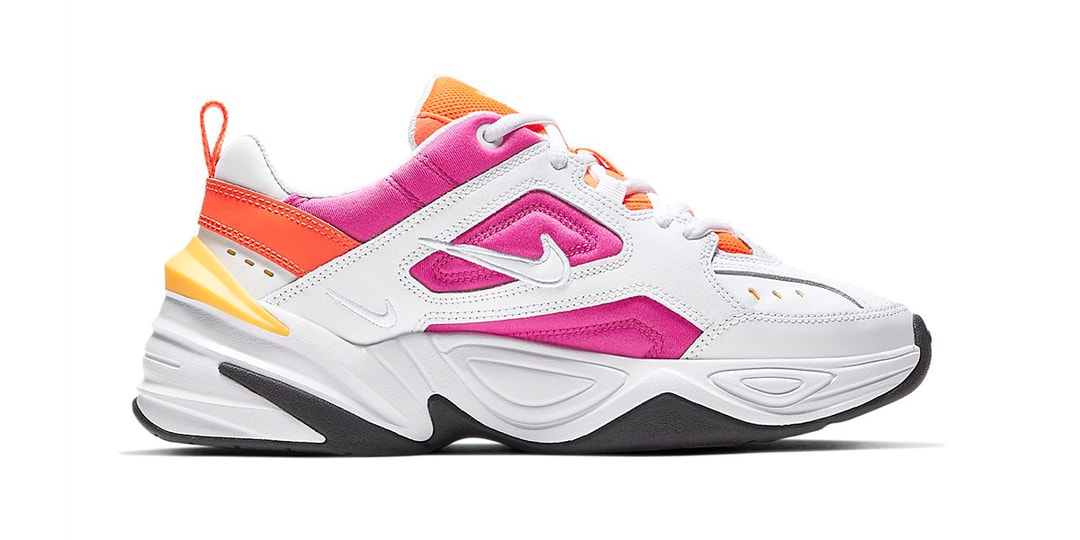nike tekno pink orange