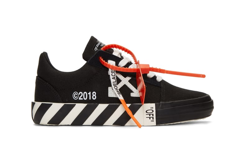 Off white vulc outlet low top release date