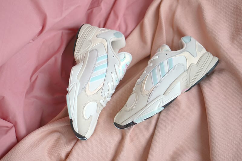 Adidas originals yung 1 trainers in off white womens best sale