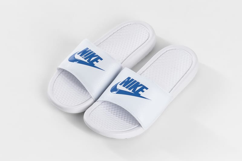 Nike Releases Benassi Slides in White Varsity Hypebae