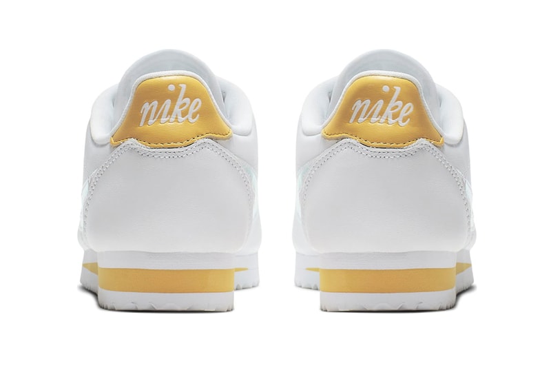 nike cortez white clear topaz gold