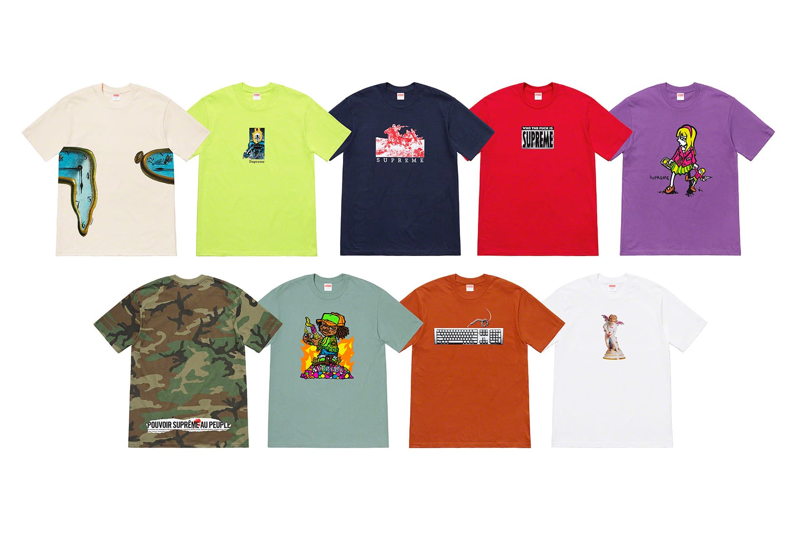 Supreme Spring Graphic T-Shirts Dali & Ghost Rider | HYPEBAE