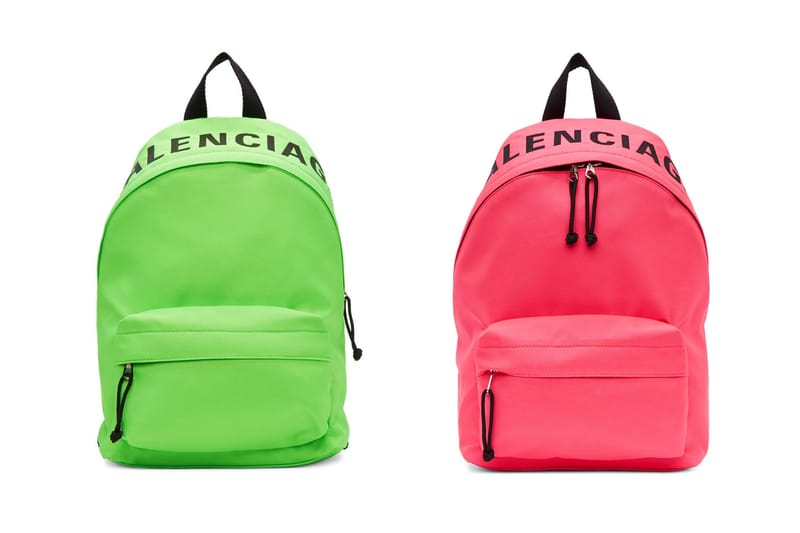 Balenciaga hot sale pink backpack