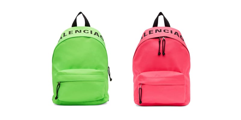 Balenciaga wheel logo discount backpack