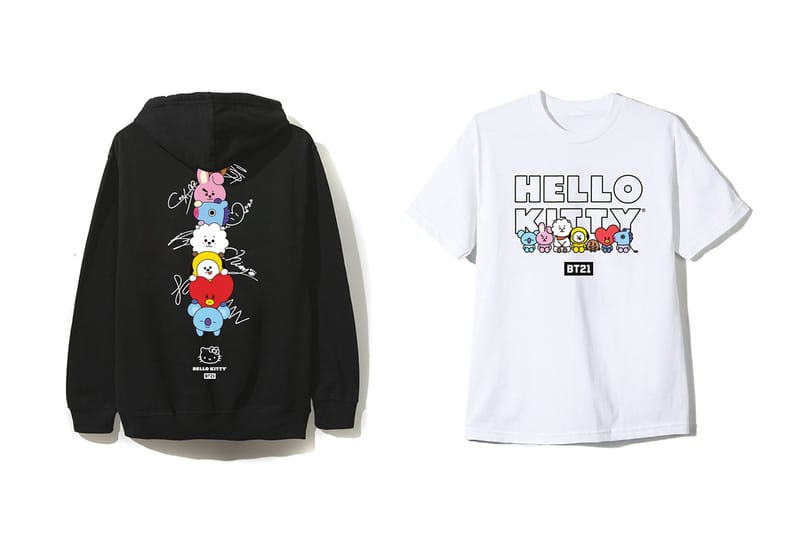 Shop BTS BT21 x Hello Kitty Collaboration Hoodie | Hypebae