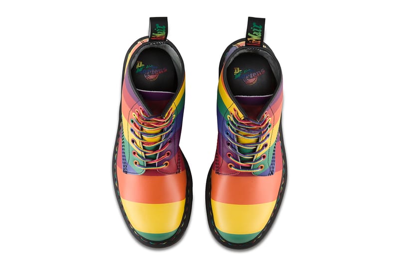 Dr. Martens 1460 Rainbow Flag Pride Month Boot Hypebae