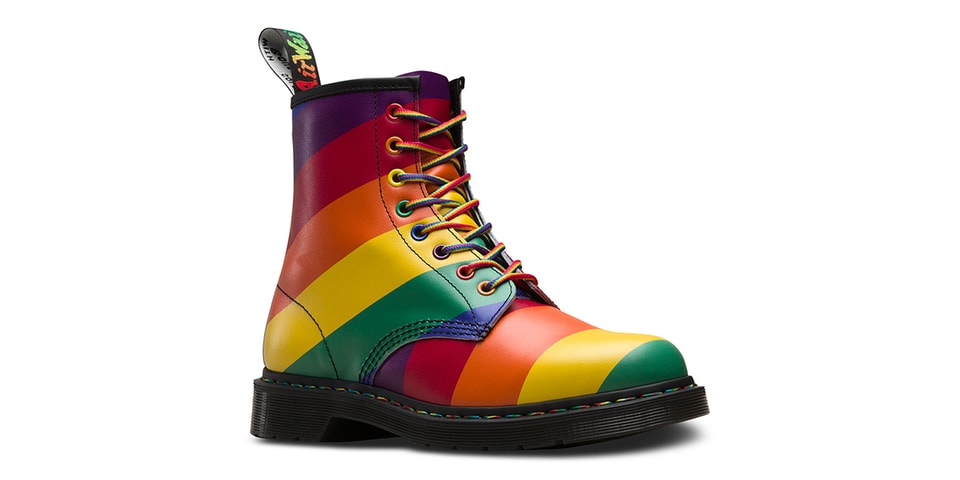 dr martens rainbow platform