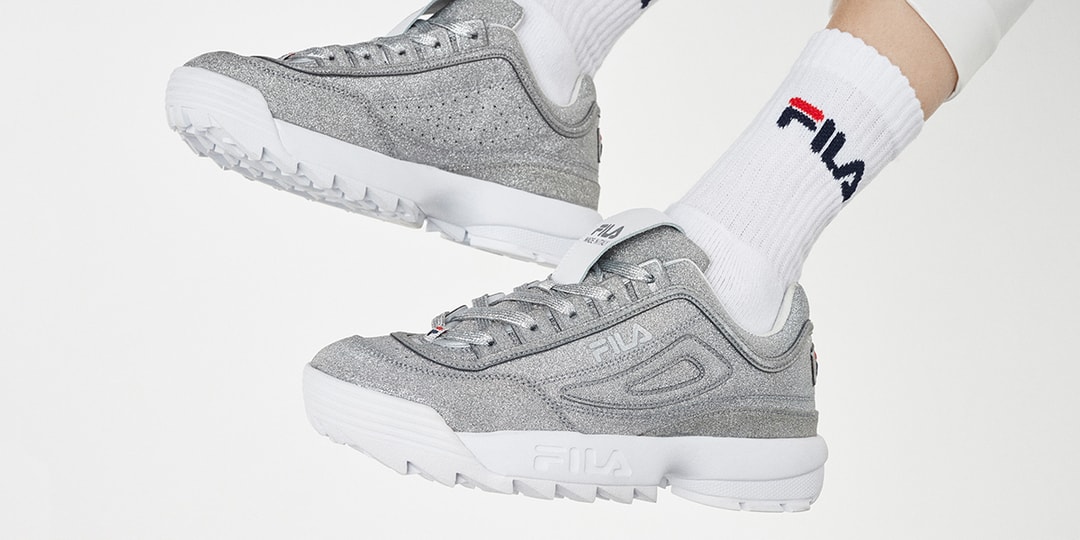fila disruptor paillette