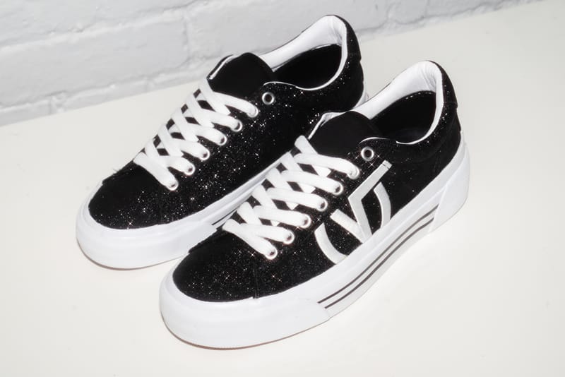 Vans sparkle outlet black