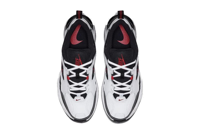 nike m2k tekno white red