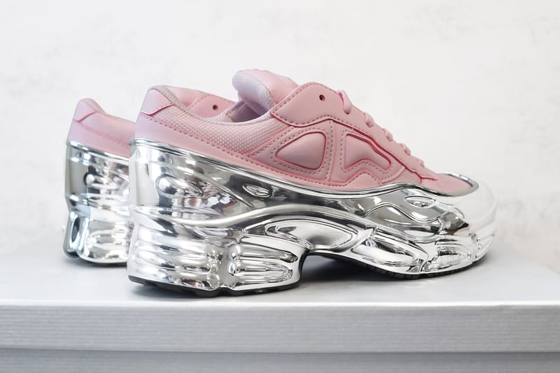 Silver and cheap pink raf simons