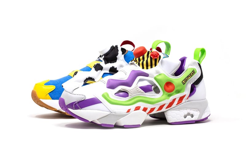 Reebok instapump fury bait x toy story woody store and buzz