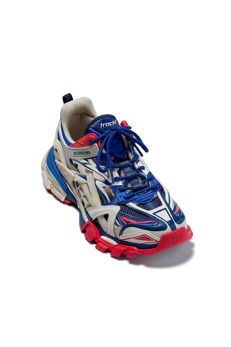 Balenciaga track 2 blue hot sale red