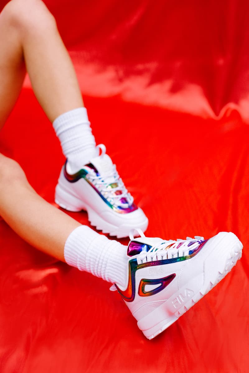 rainbow fila disruptor