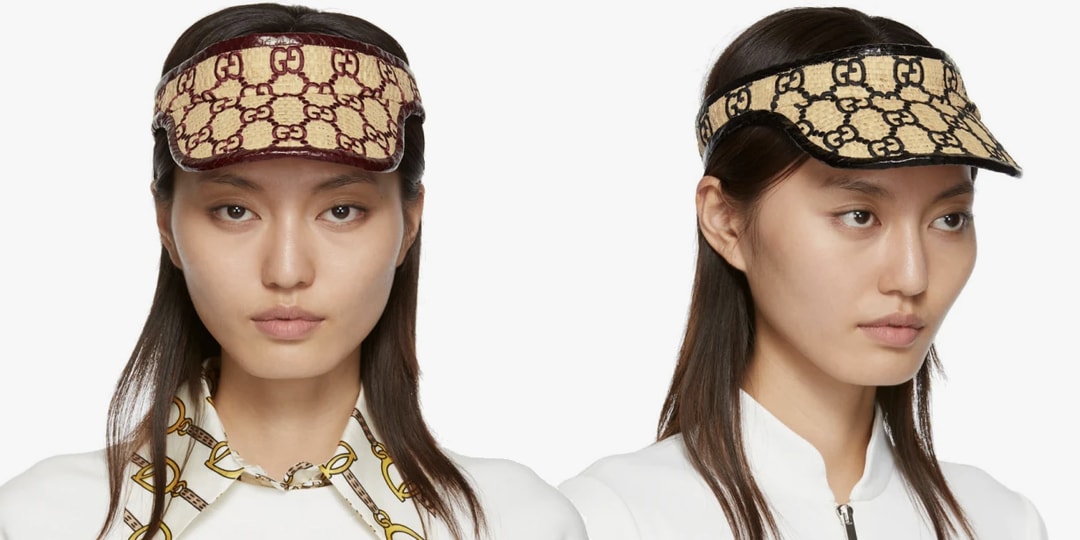 Gucci Monogram Logo Visor Hat Cap Accessory Hypebae