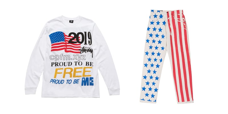 中古 Stussy x CPFM Proud To Be L/S Tee Stussy X CPFM Proud To Be Long Sleeves Tee Mens Size Large