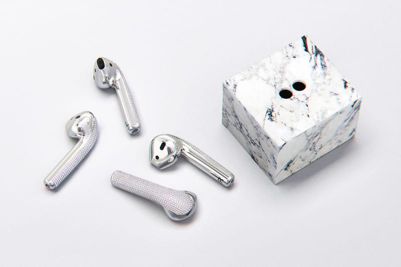 Black discount diamond airpods