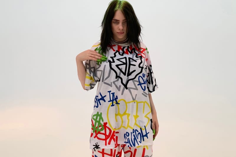 Billie eilish hoodie graffiti best sale