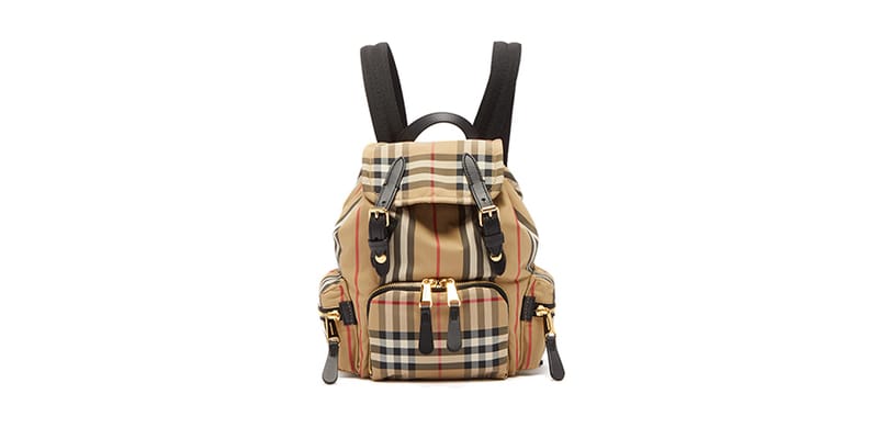 【関税&送料込】Burberry Printed Canvas Backpack AUTHENTIC Burberry Coated Canvas Horseferry Print Black