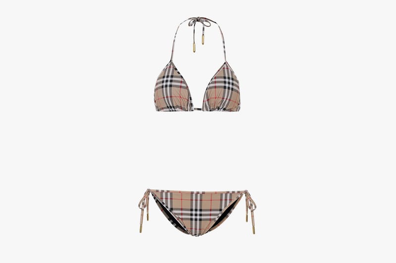 Burberry discount triangle bikini