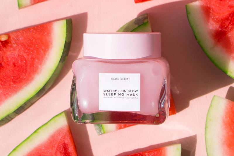 glow watermelon sleeping mask