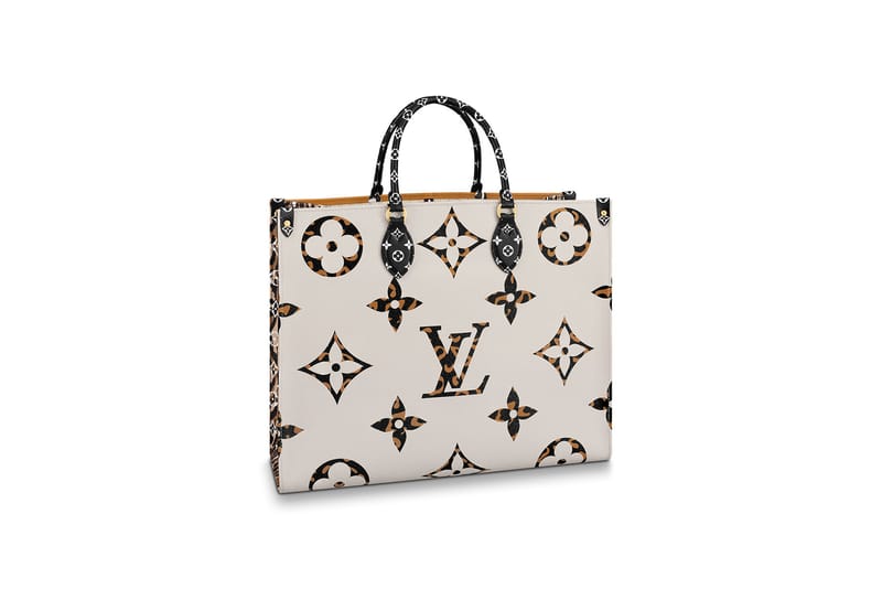 Louis vuitton bag with animal print sale