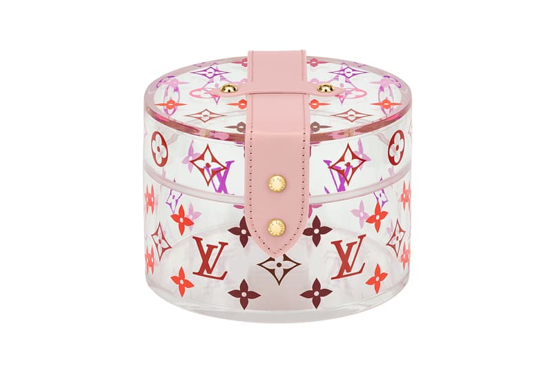 Shop Louis Vuitton Clear Pink Monogram Scott Box Hypebae