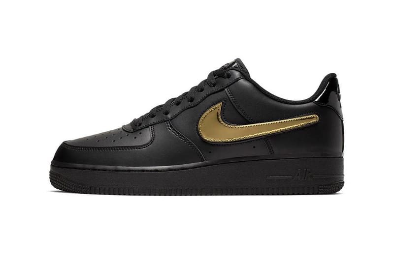 Air force 1 store with black swoosh