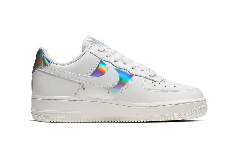 air force 1 react white iridescent