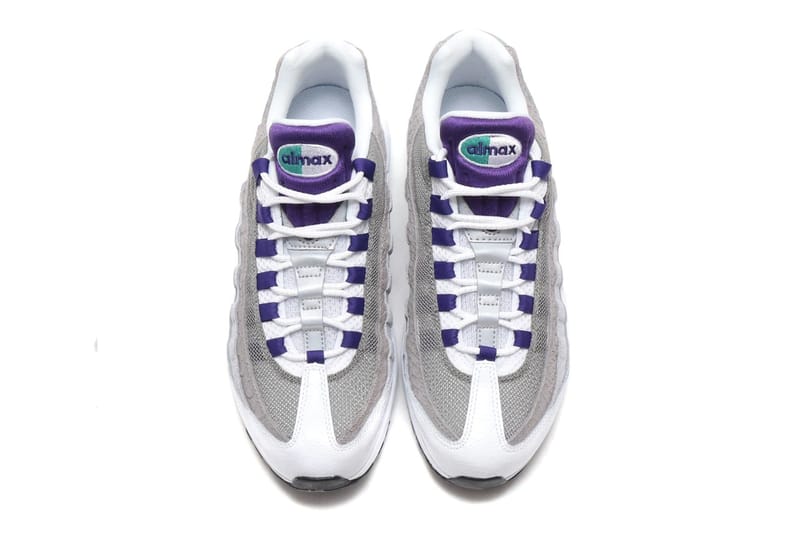 Nike Releases Air Max 95 in White & Court Purple | Hypebae