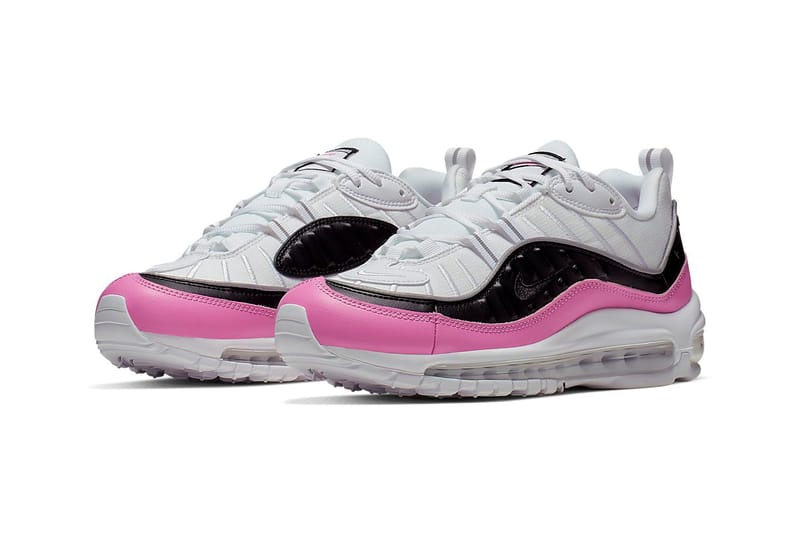 Air max 98 pink black white sale