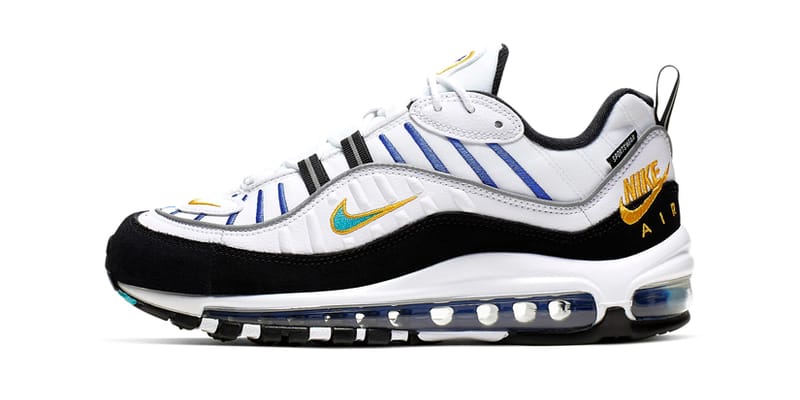 Air max 98 cheap white and gold