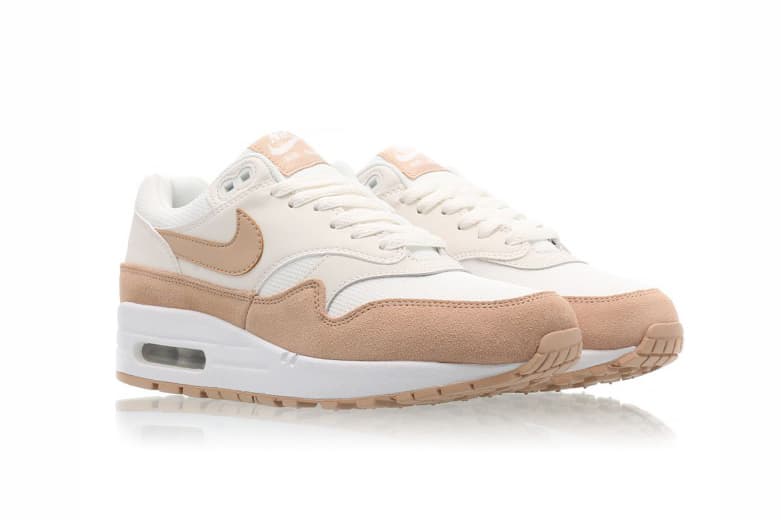nike white and beige shoes