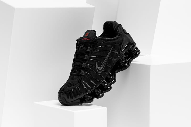 Nike shox tl women's black