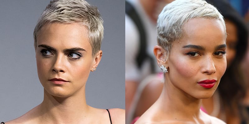 Zoe kravitz 2024 short hair